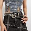 Y2K Rhinestone Belts Zinc Zinc Alloy Waistband Simple Blingbling Belt  Women