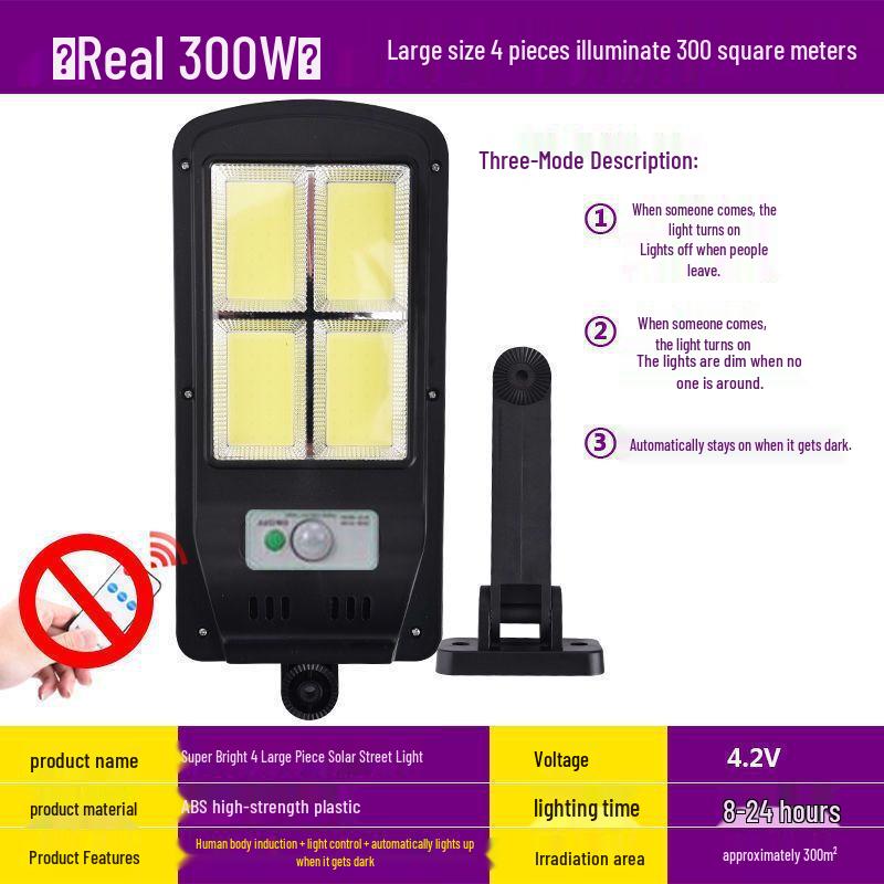 

Solar Motion Sensor Outdoor Courtyard Light Standard