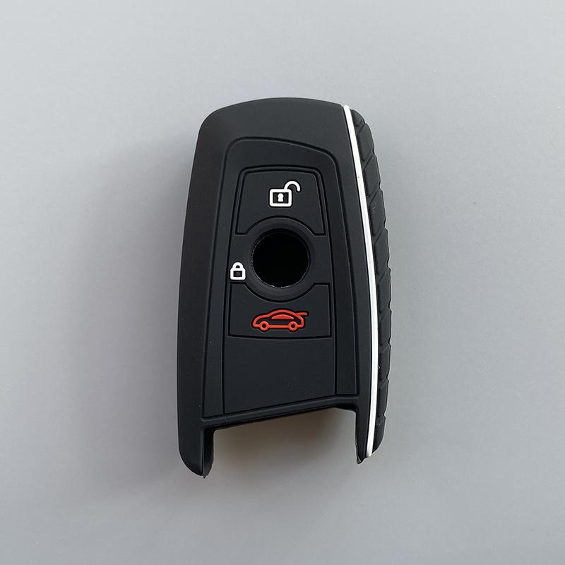 Silicone Key Case Cover Holder Keychain for F10 F20 F30 F80 X3 F25 F26 X4 M Key Case for Bmw Serie 1 5 3 F20 Accessories Car Fob