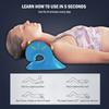 Neck and Shoulder Relaxer Stretcher Chiropractic Neck Traction Pillow Cervical Traction Device Lightweight To Carry Fitness Equipment Body