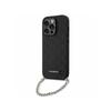 Karl Lagerfeld Saffiano Monogram Chain - Etui Iphone 14 Pro (Czarny)