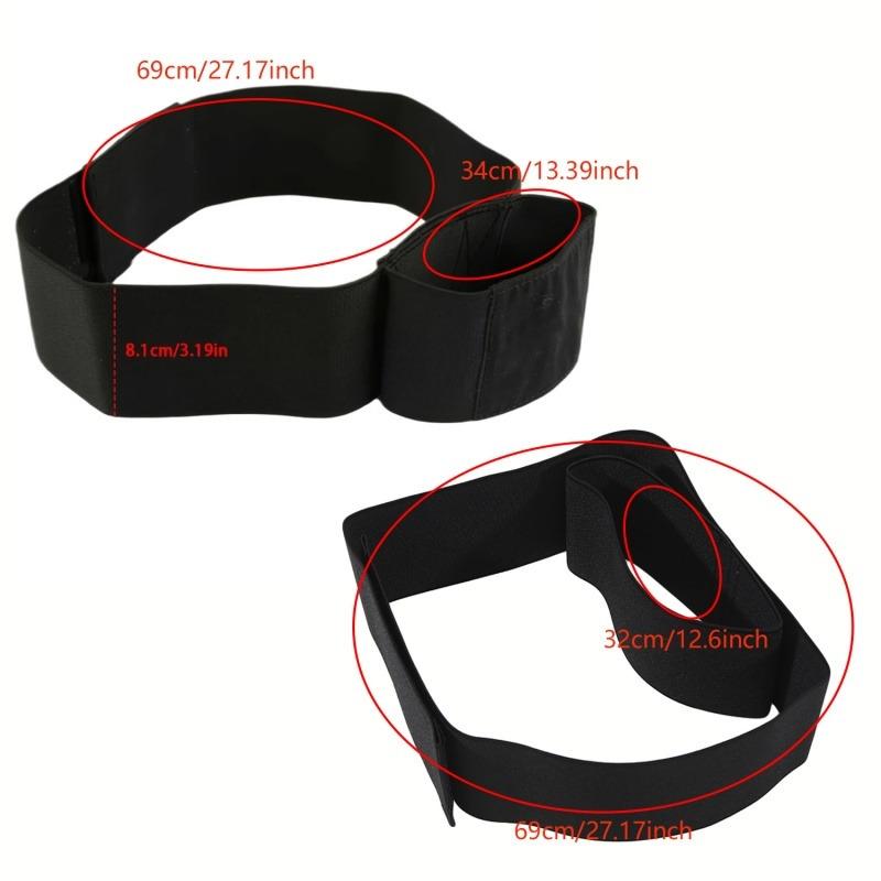 Golf Swing Training Arm Band Golf Hand Posture Corrector Adjustable Nylon Elastic Training Belt for Improving Distance Accuracy
