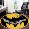 1pc Batman Office Round Area Rug, Under Office Chairs Bedroom Living Room Home Decor, Room Deco, Available in Various Sizes