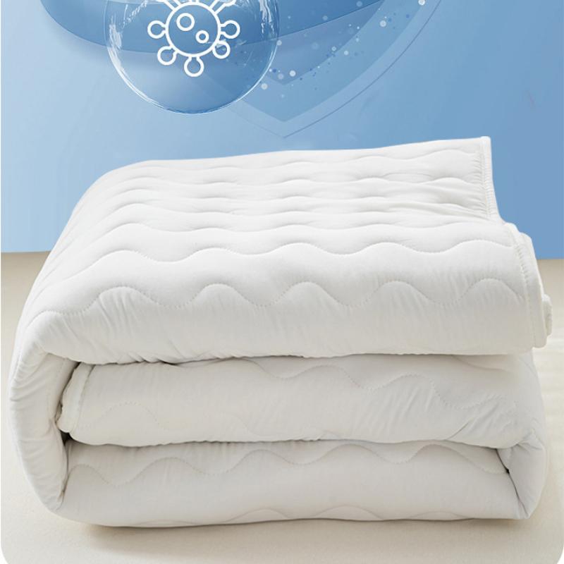 2026 New Queen King Quilted Waterproof Mattress Cover with Elastic Twin/Full Size Fitted Sheet Solid Color Bed Covers (No Pillowcase)