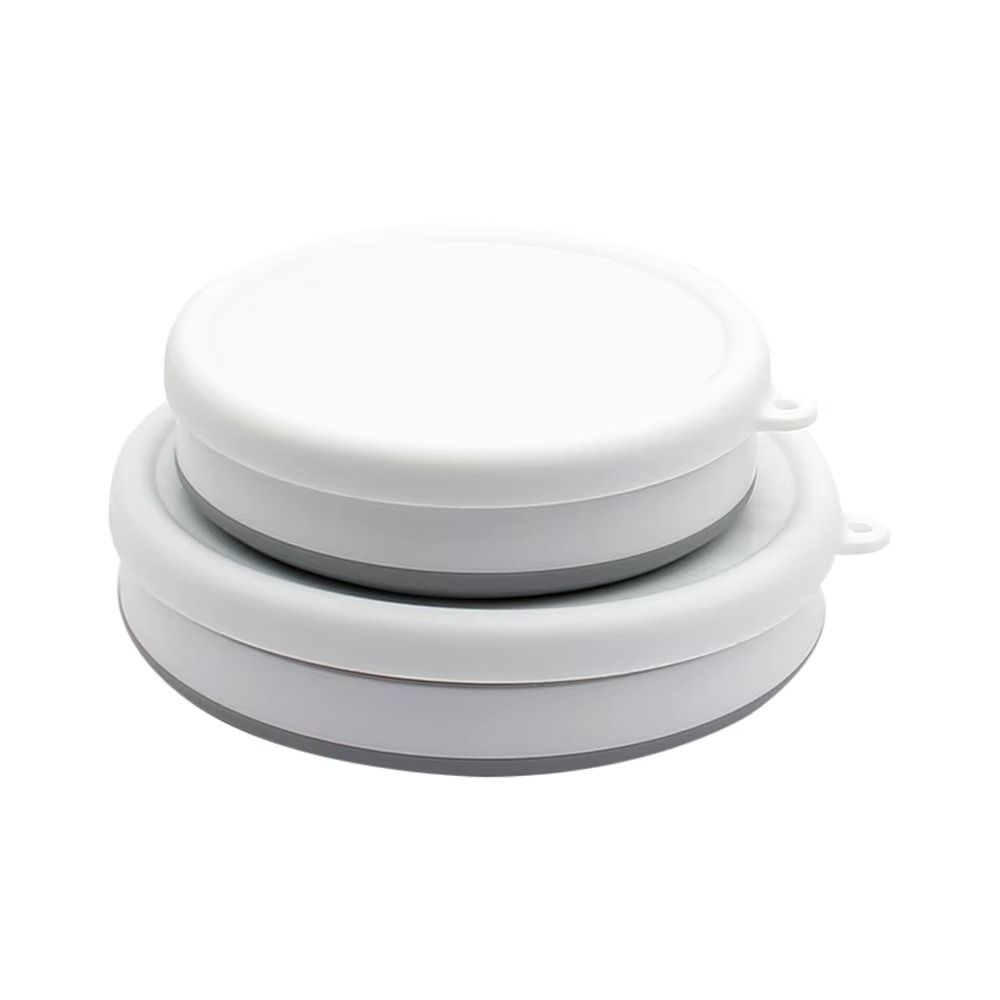 Food Grade Silicone Foldable Bowl Reusable Folding Lunch Box Camping Salad Dish  Household