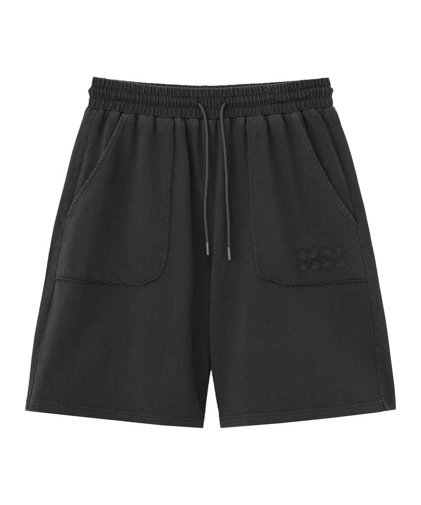 RAIMENT Flower Patch Solar Half Pants_Charcoal
