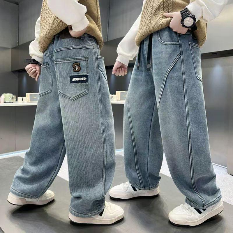 Trendy Losse Jeans voor Jongens: Lente/Herfst Stijl voor Kinderen 8-12