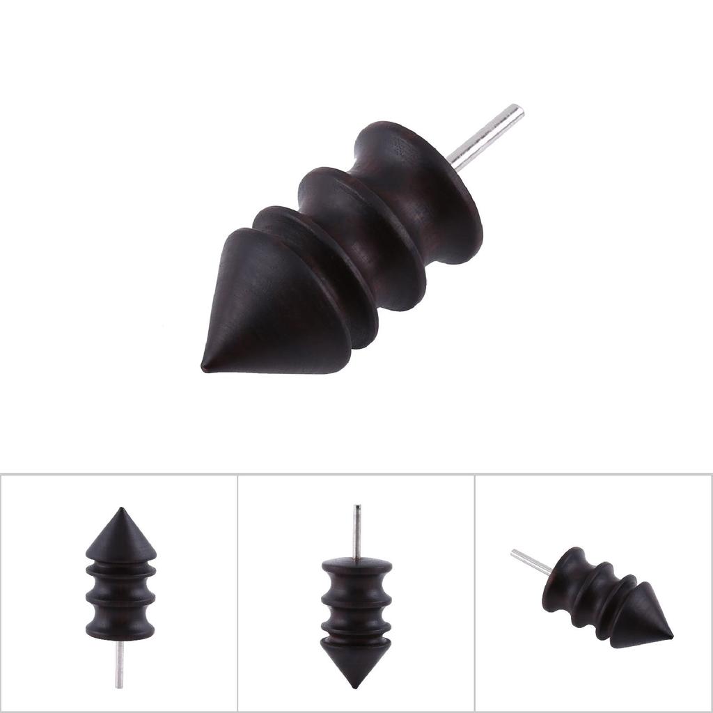 1pc Blackwood Wooden Leather Craft Edge Burnisher Pointed Head Tool L