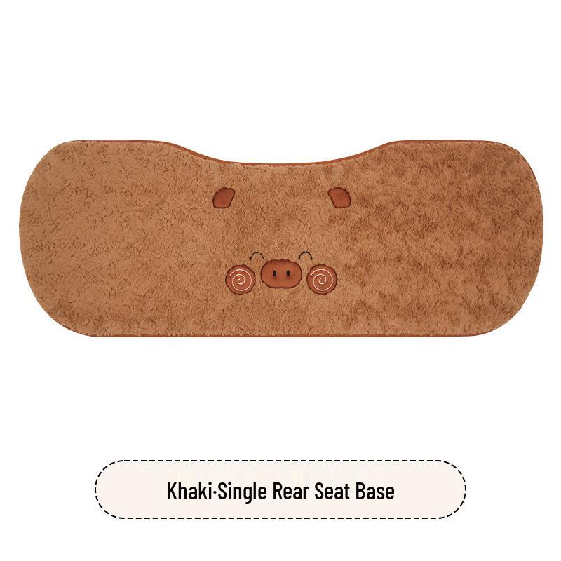 Warmer Plüsch Schwein Cartoon Rücksitzkissen - Winter Wrap-Around