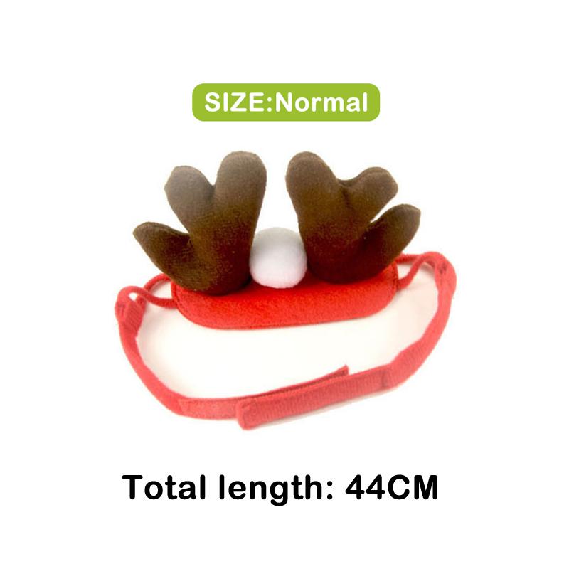 Cat Dog Christmas Costume Santa Hat With Scarf &Small Dogs - Funny Santa Hat And Scarf Outfit For Holiday Photos