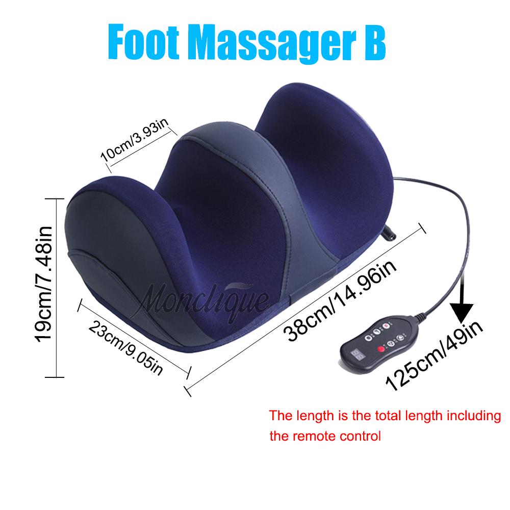 Super Big Electric Heat Leg Calf Massager Promotes Blood Circulation Hot Compress Shiatsu Kneading Roller Deep Relaxation Muscle