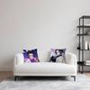 K-Kochou Shinobu Office Cushion Pillowcase Car Cushion Cover45X45CM Lumbar Pillowcase Sofa Pillowcover