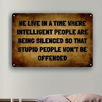 1 stuks Vintage Metalen Aluminium Bord, Grappige Quote Blikken Bord, Wanddecoratie, Vintage Garage Wanddecoratie, Restaurant Decor