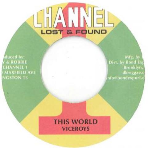 7inch Record VICEROYS  This World  Dub DKR246 Channel OneDig 198 US Reggae Ska  Dub Used