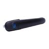 Black Exterior Vehicle Door Handle Assembly with Bolt-On Installation, Engineering-Plastic Construction and Integrated Lock Component 6N0837207