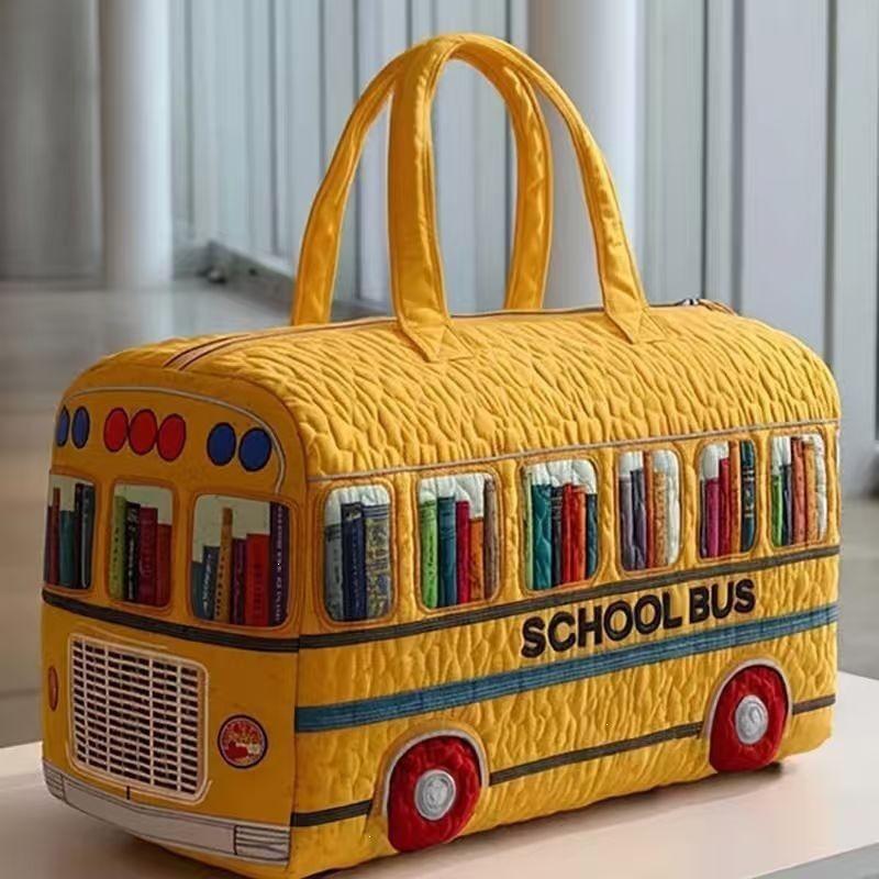 3D VW Bus Retro Travel & Gym Bag: Trendy Short-Distance Fashion