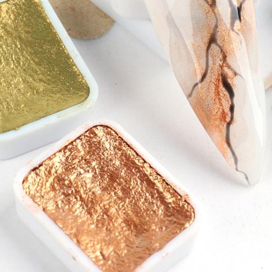 2.5g Nail Pigment Watercolor High Saturation Gradient Multi Colors Nail Art Glitter Solid Paint for Female