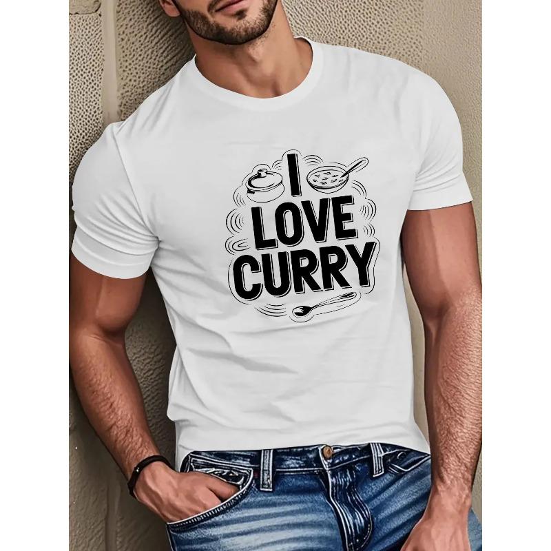 Summer New Fashion Street Casual Minimalist Food Letter Print Comfortable Soft Breathable Round Neck T-Shirt