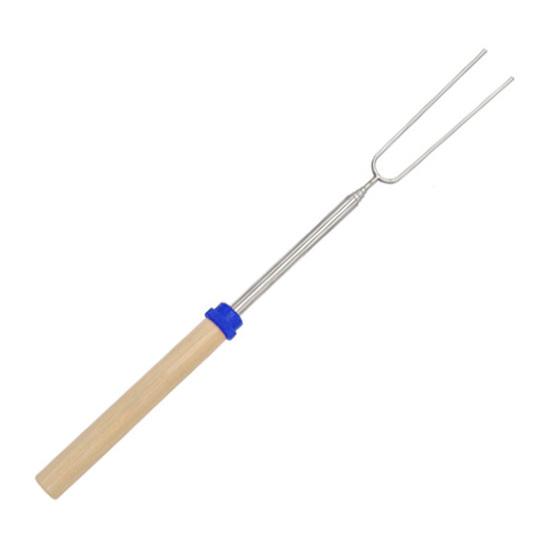

Yousheng Telescopic BBQ Fork Stainless Steel U-shaped Kabob Skewers Extendable Marshmallow Hot Dog Roasting Sticks for Campfire Picnic Outdoor Cooking