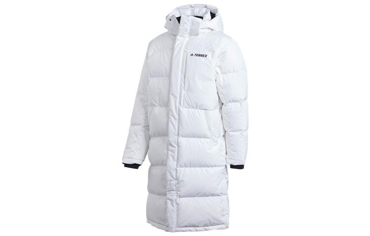 Adidas Down Jackets Unisex White Hooded Thickened Other GE9875 L