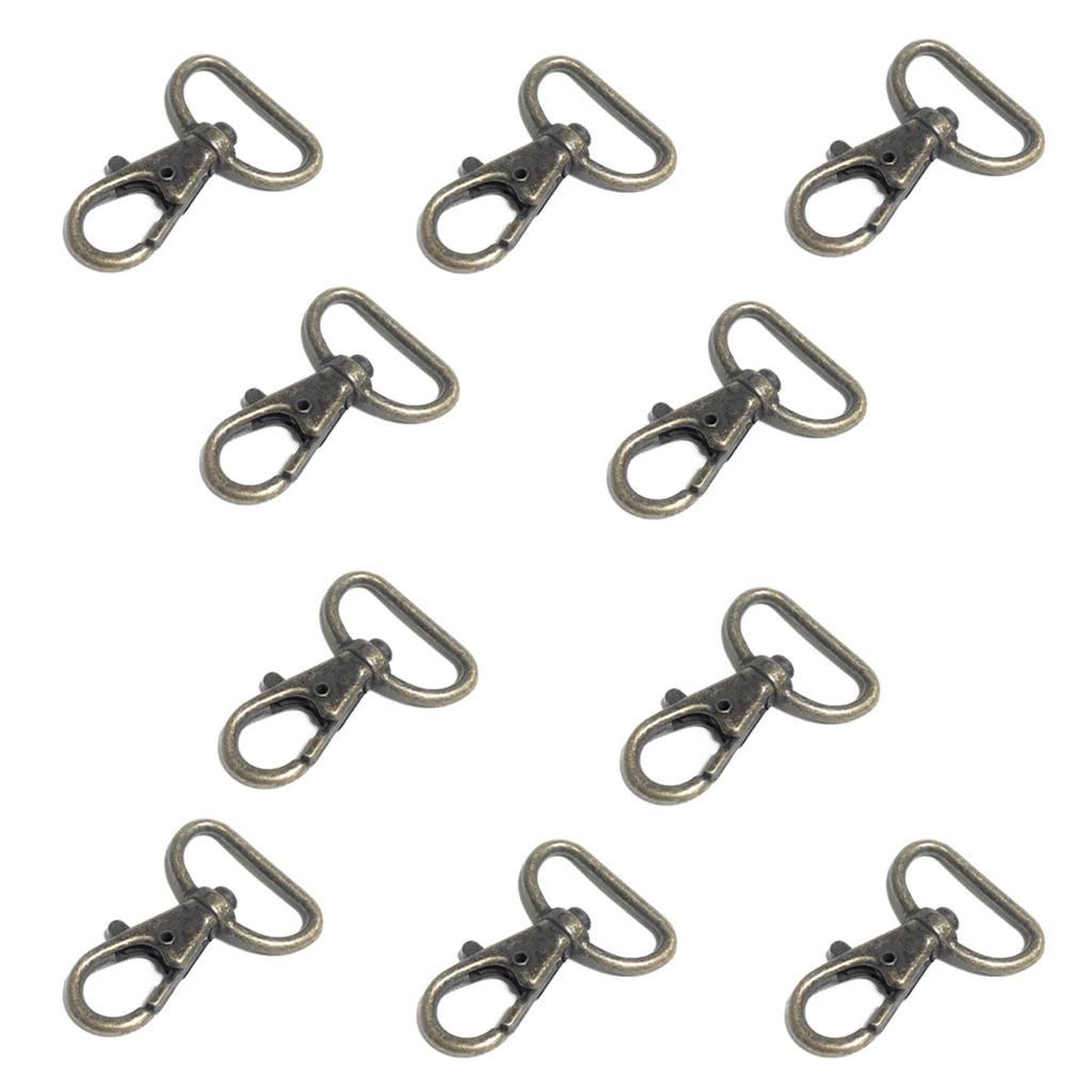 Craft Parts Shop Lever Clasps, 25mm, Antique, 10 Pieces