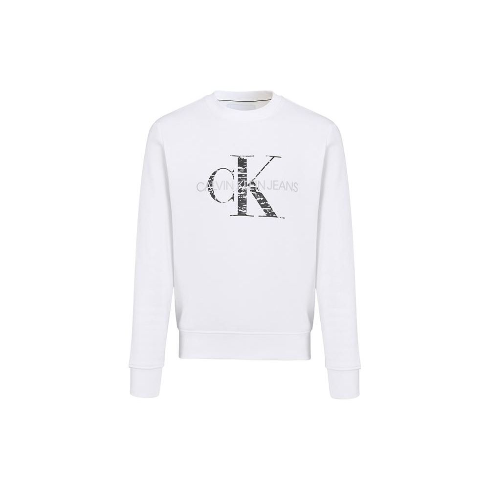 

Calvin Klein Свитшот мужской с принтом логотипа-буквы, с круглым вырезом, белый J30J319365-YAF L