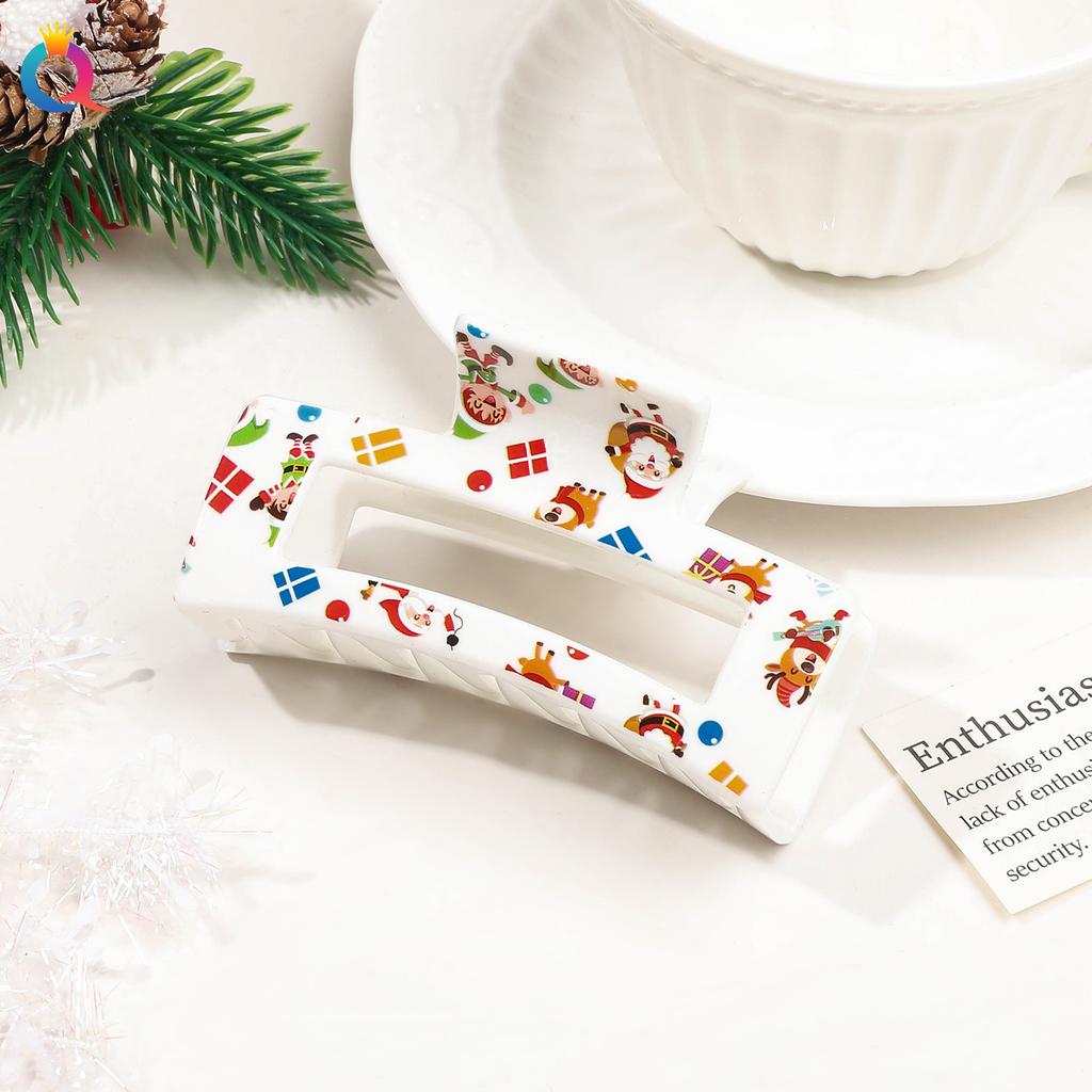 Weihnachts Haarnadel Dame Niedlich Süßer Druck Haarnadel Greifklemme Haarklammer Haaraccessoires