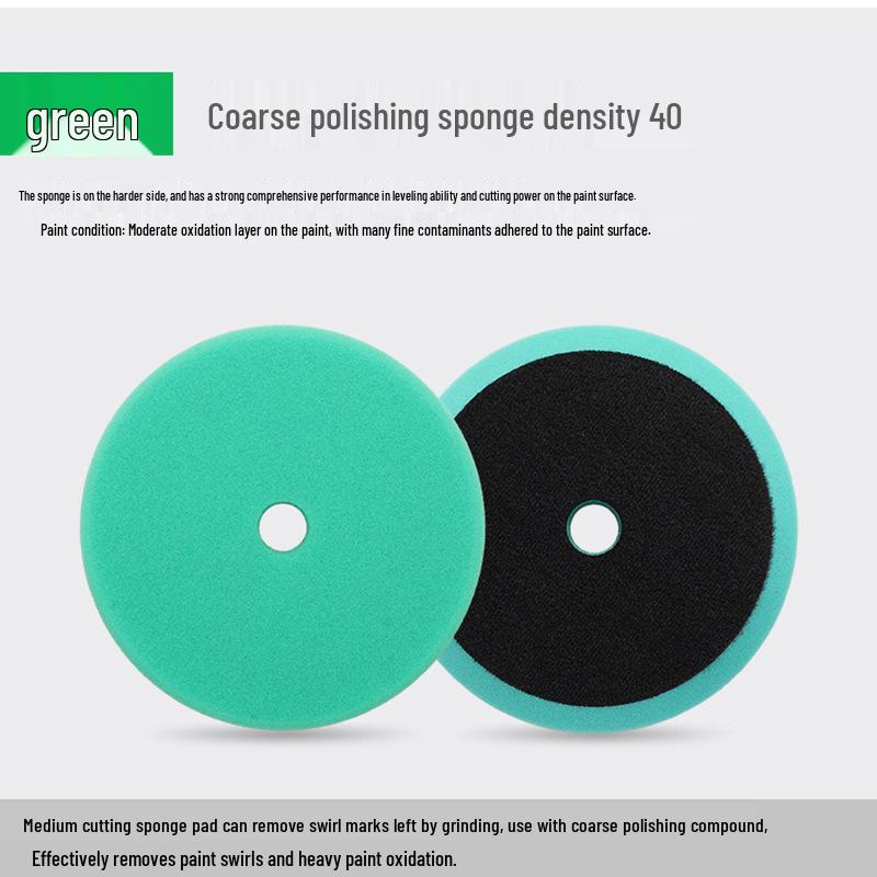 Pad do polerowania samochodu: Gąbka szlifierska 5" i 6" ze ściętą krawędzią do maszyn DA