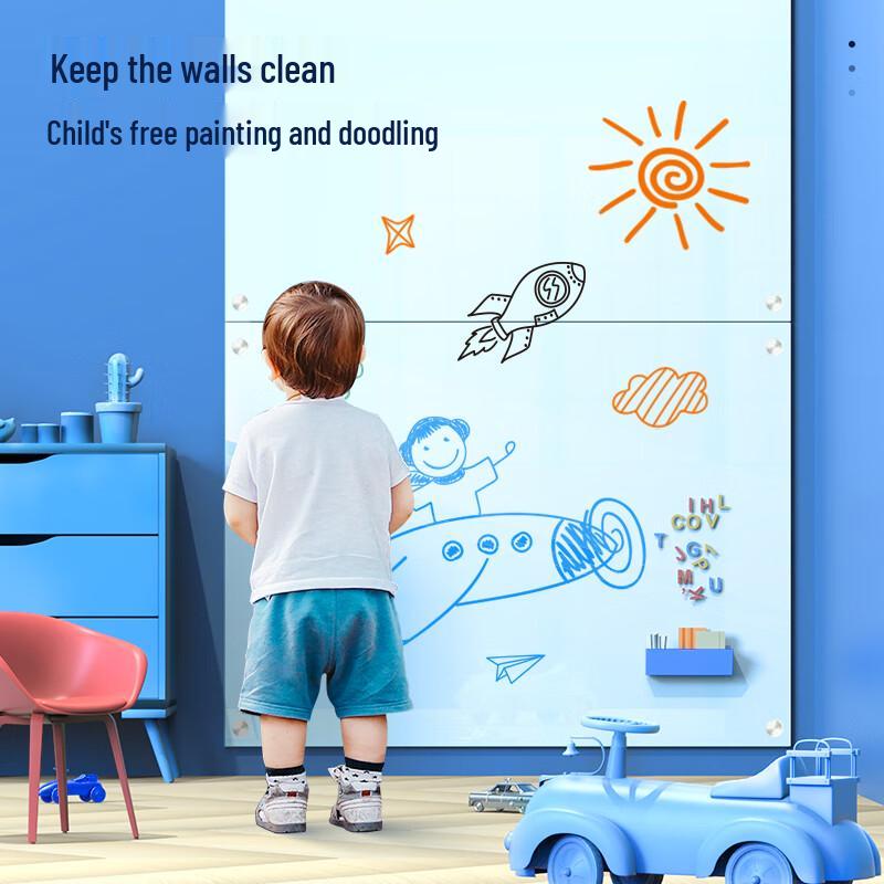 Deli Magnetic Tempered Glass Whiteboard