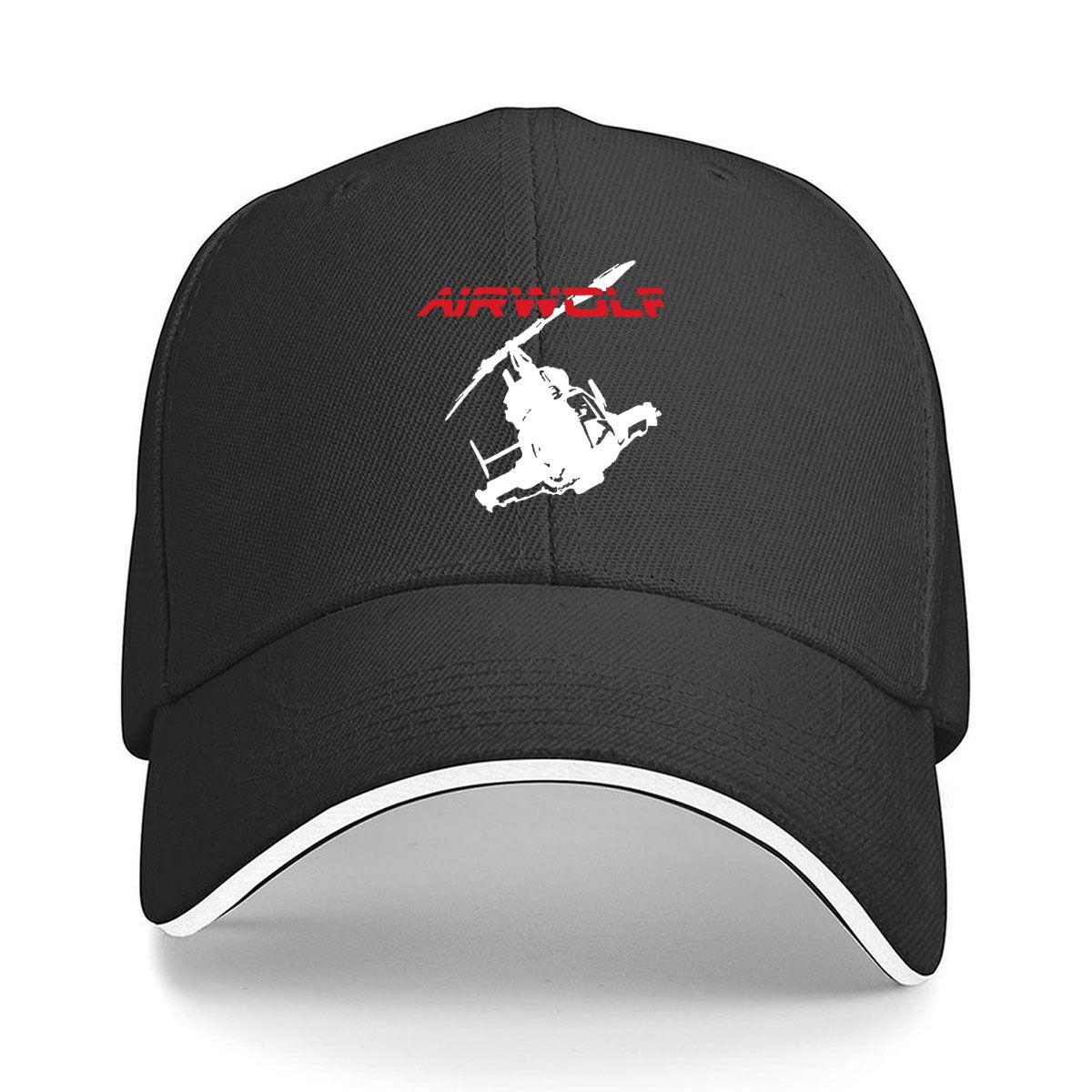 

Airwolf Design with a Helicopter Symbol, Celebrating a Classic TV Series and Its Iconic Elements Sandwich Baseball Cap One Size чёрный