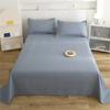 Single Complete Sheet Soft and Breathable Various Size Bedspread for Bedrooms Guest Room Students Dorm Bedding Sheets