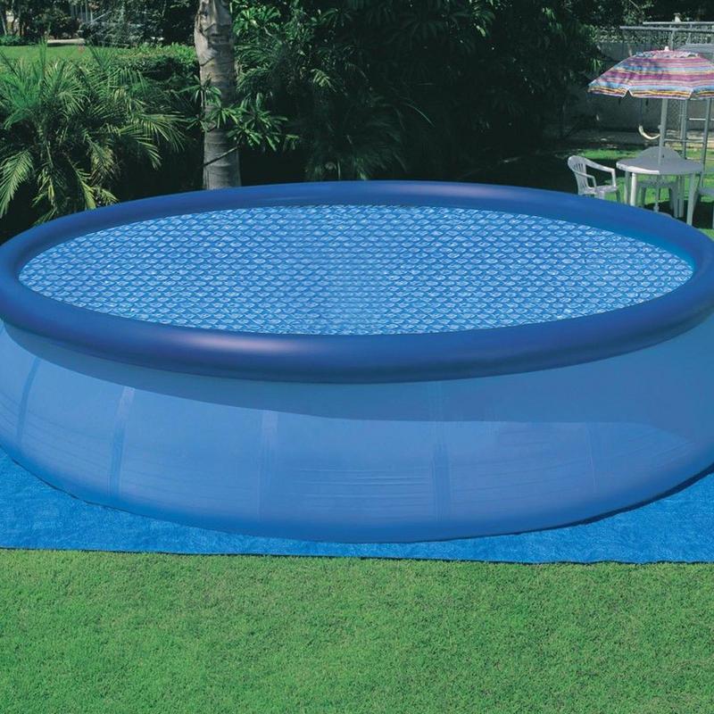 Solar Pool Cover Swimming Pool Bubble Solar Cover Heat Retaining Blanket Wear-resistant Free Cutting Solar Cover for Sun Protect
