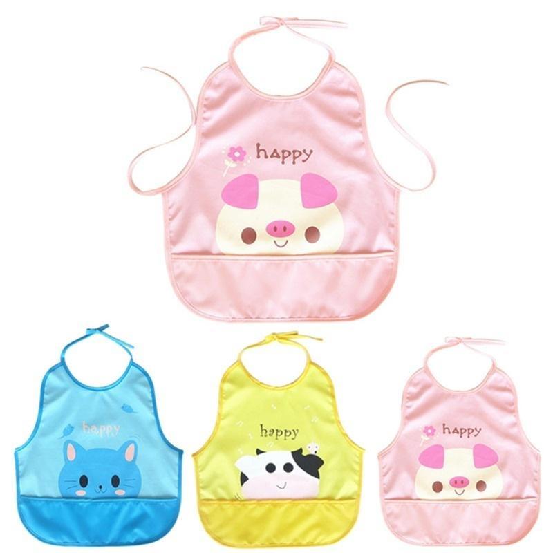Newborn Cartoon Waterproof Aprons Baby Bibs for Boy&Girl Burp Cloths New Design Bibs Feeding Baby Saliva Towel for Baby Care