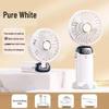 N15 Portable Rechargeable Mini Fan: Handheld, Foldable, Neck-Hanging, USB, Desktop Display.