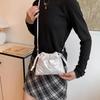 Fashion Butterfly Mini Crossbody Bags Drawstring Pu Leather Bucket Shoulder Bags Ladies Leisure Small Phone Handbags AVE