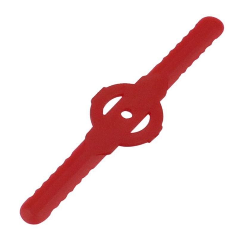 60PCS String Trimmer Head Blades Plastic Cutter Blades Replacement Weed Wacker Head Blades Lawn Mower