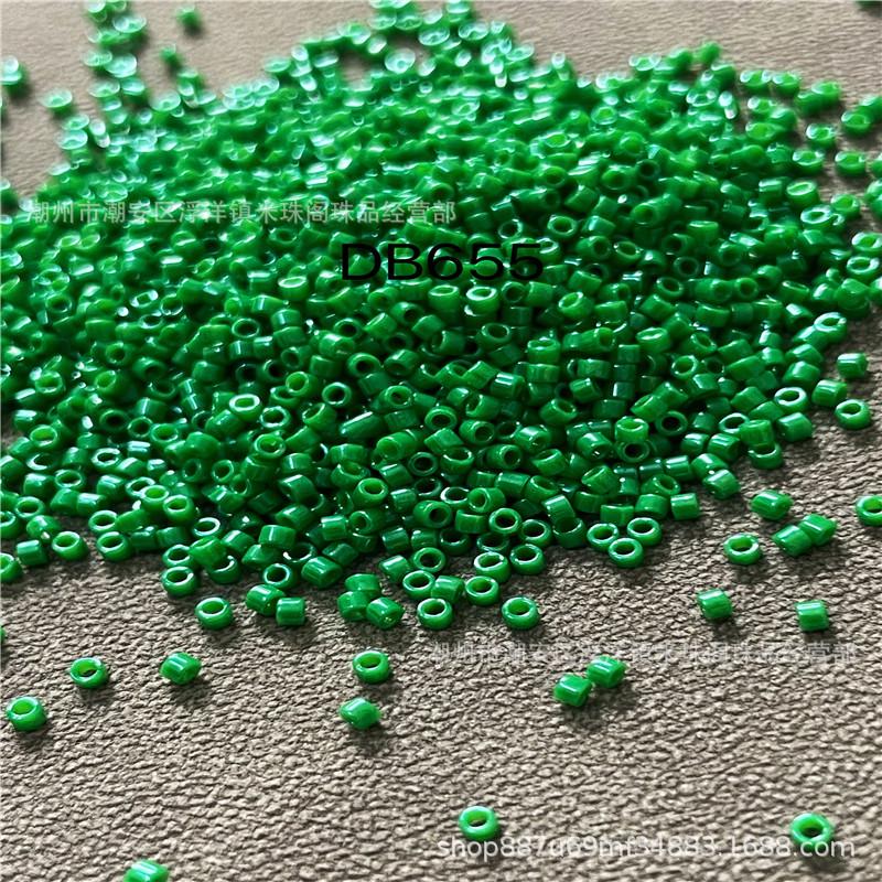 Japanese Miyuki Solid Color Beads, DIY Embroidery Material (DB651-665)