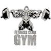 Fitness Club Gym T Shirt Black Barbell Muscle Man Graphic Print for Workout and Gym Wear