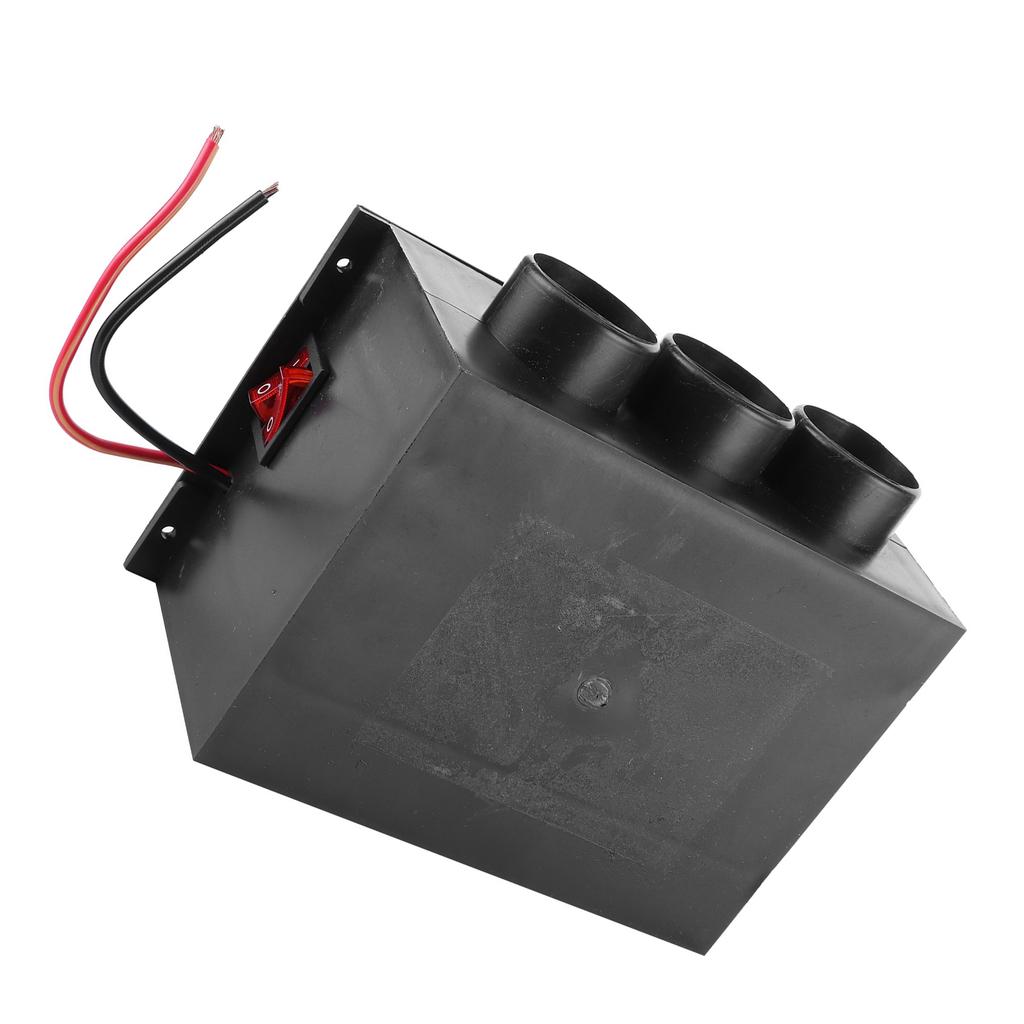 12V Car Heater 3 Hole Portable Winter Heating Warmer Windshield Defroster Fog Removing