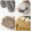 Windproof Winter Knitted Gloves Warm Cycling Gloves Fashion Wool Gloves  for Men Women