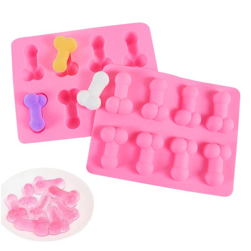 Sexy Penis Ice Cube Maker Tray Cake Chocolate Mold Bachelorette Party Supplies For Wedding Hen Night Adult Birthday Party Decor