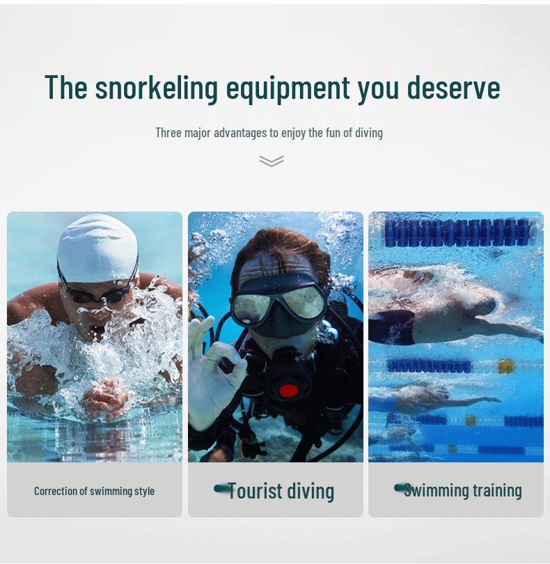 Yuke Silicone Fins - Adult & Kids Snorkeling, Swimming, Diving Flippers for Training