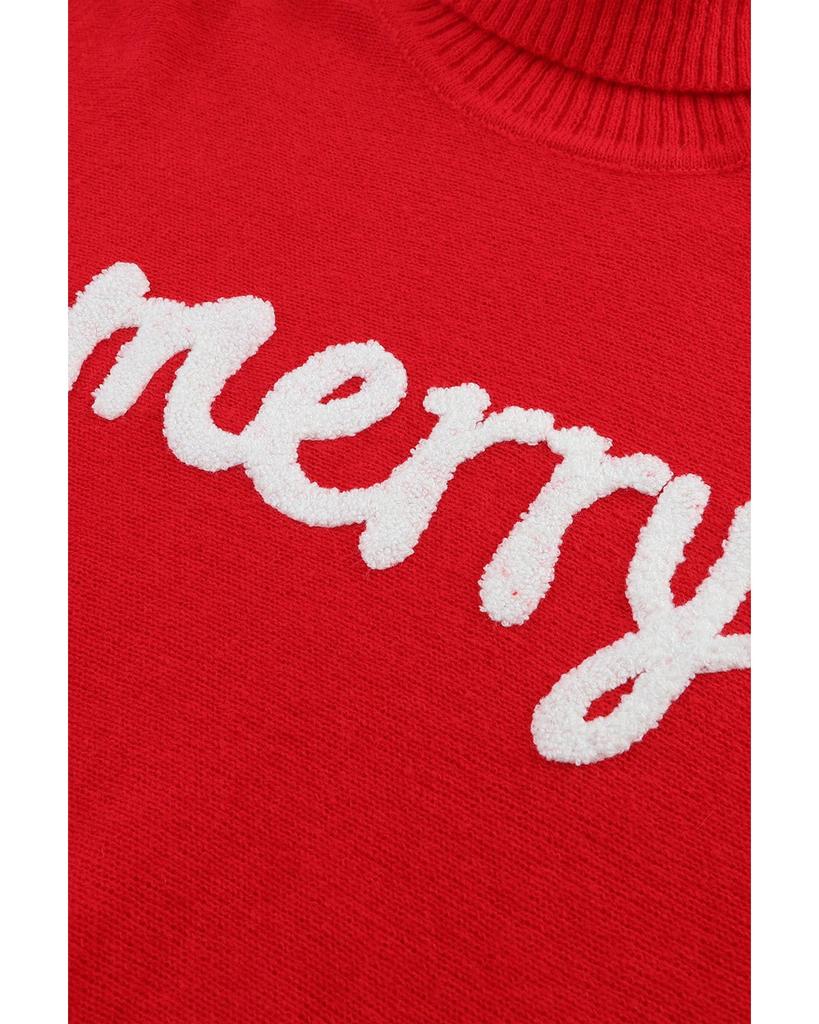 Azura Exchange Embroidered High Neck Sweater