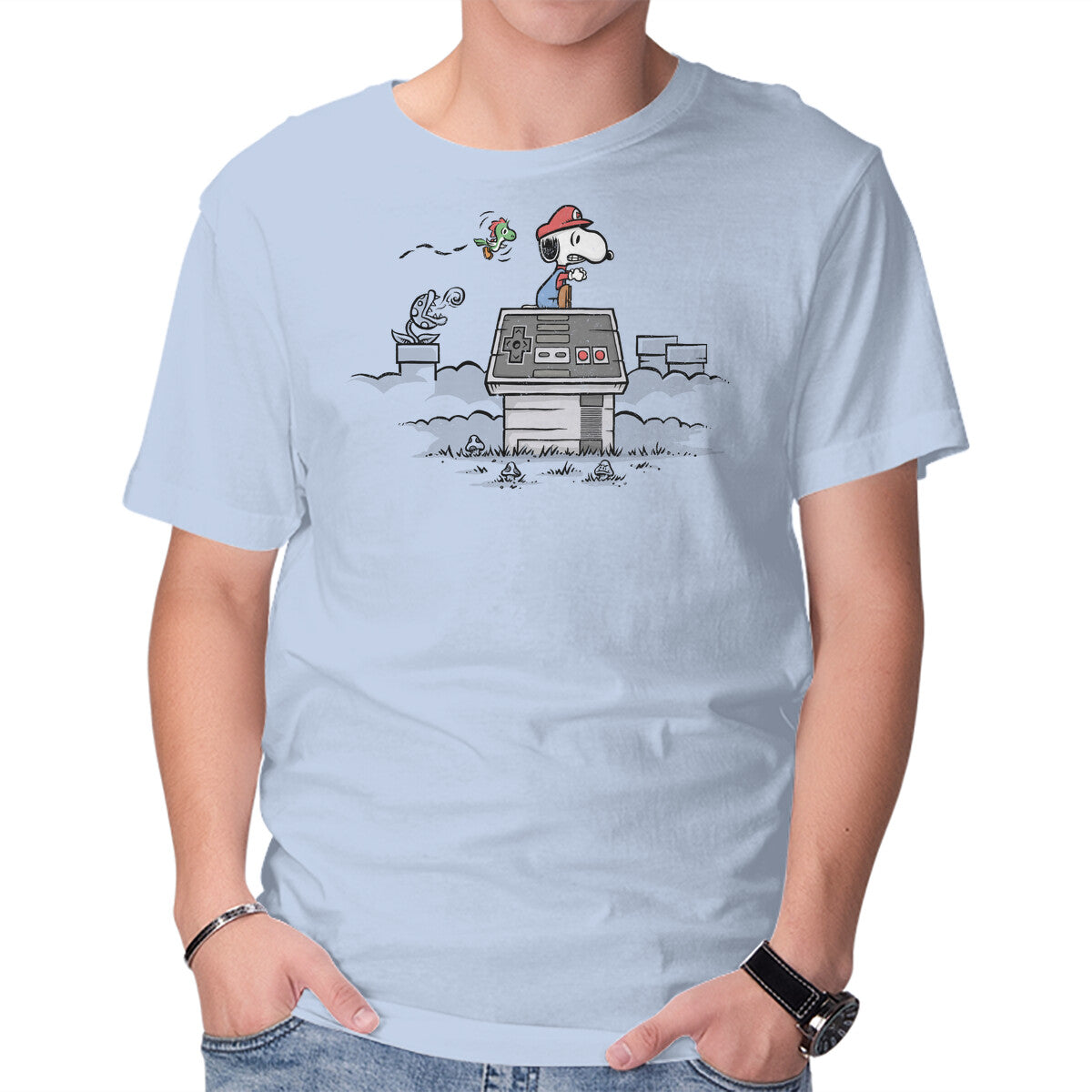 Unisex Crew Neck T-Shirt Retro Gaming Ace Graphic Short Sleeve Casual Tee XL
