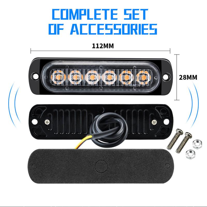 Strobe LED Warning Light 12/24V Signal Light LED Indicator Lamp for Car Truck Trailer Beacon Lamp LED Side Light Led Tail Light