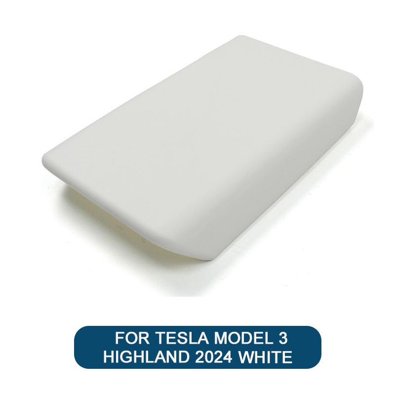 For Tesla Model 3/Y 2019-2025 Car Central Armrest Box Pad For Tesla Model 3 Highland 2025 TPE Center Console Arm Rest Lid Cover