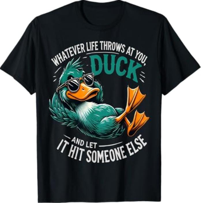 Funny Duck Graphic Tees Men Women Teens Funny Quote Gift 1 T-Shirt S разноцветный