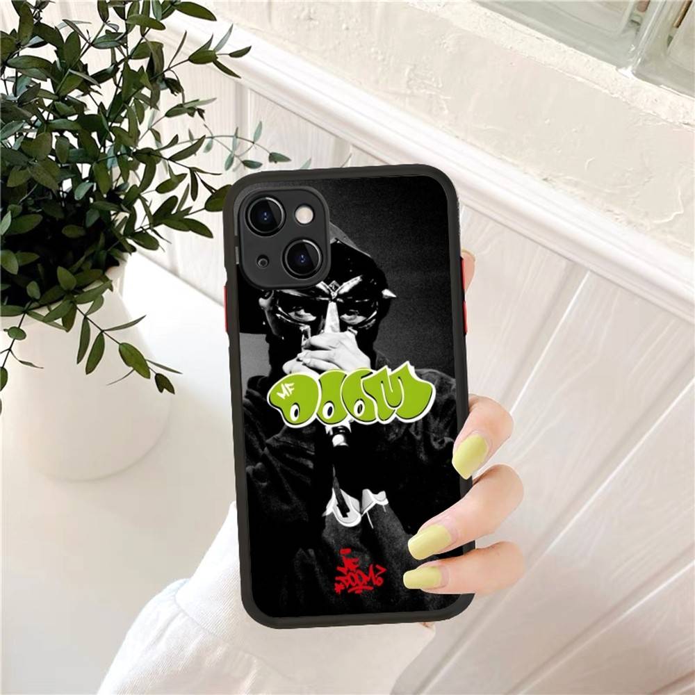 MF DOOM Phone Case for iPhone 16 15 14 11 12 13 Pro Max X XS Translucent Matte Cover