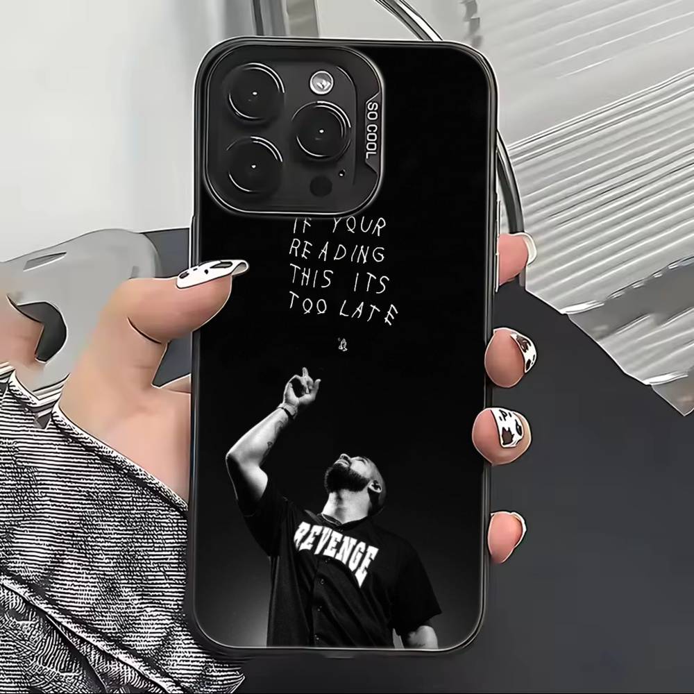 

R-Rapper D-Drake Phone Case For iPhone 17,16,15,14,13,12,11 Plus,Pro Max,XS,Colorful Silver Black Cover iPhone16