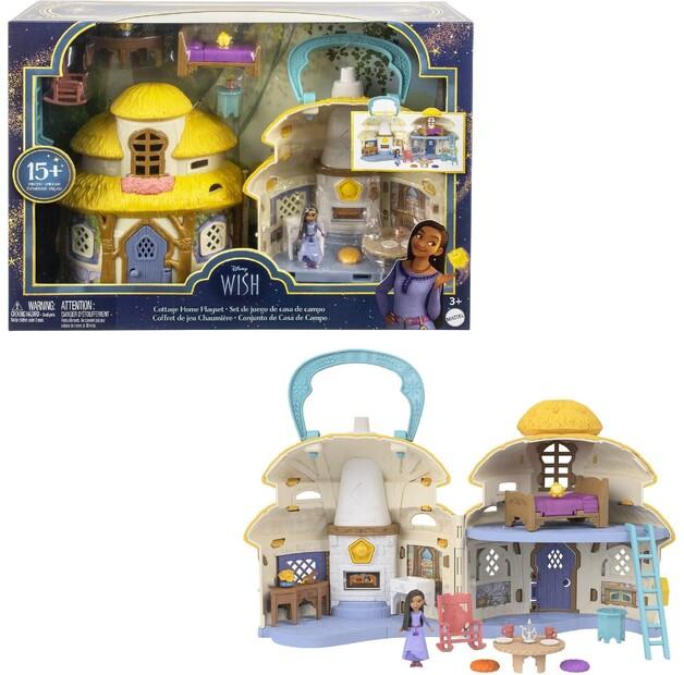 Casa de bonecas Mattel Disney Wish Desejo Casa de Esha das Rosas HRH76